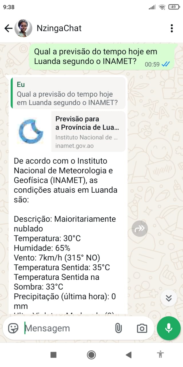 Screenshot da Nzinga