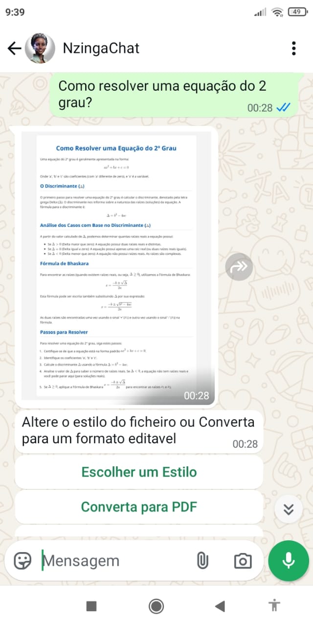 Screenshot da Nzinga