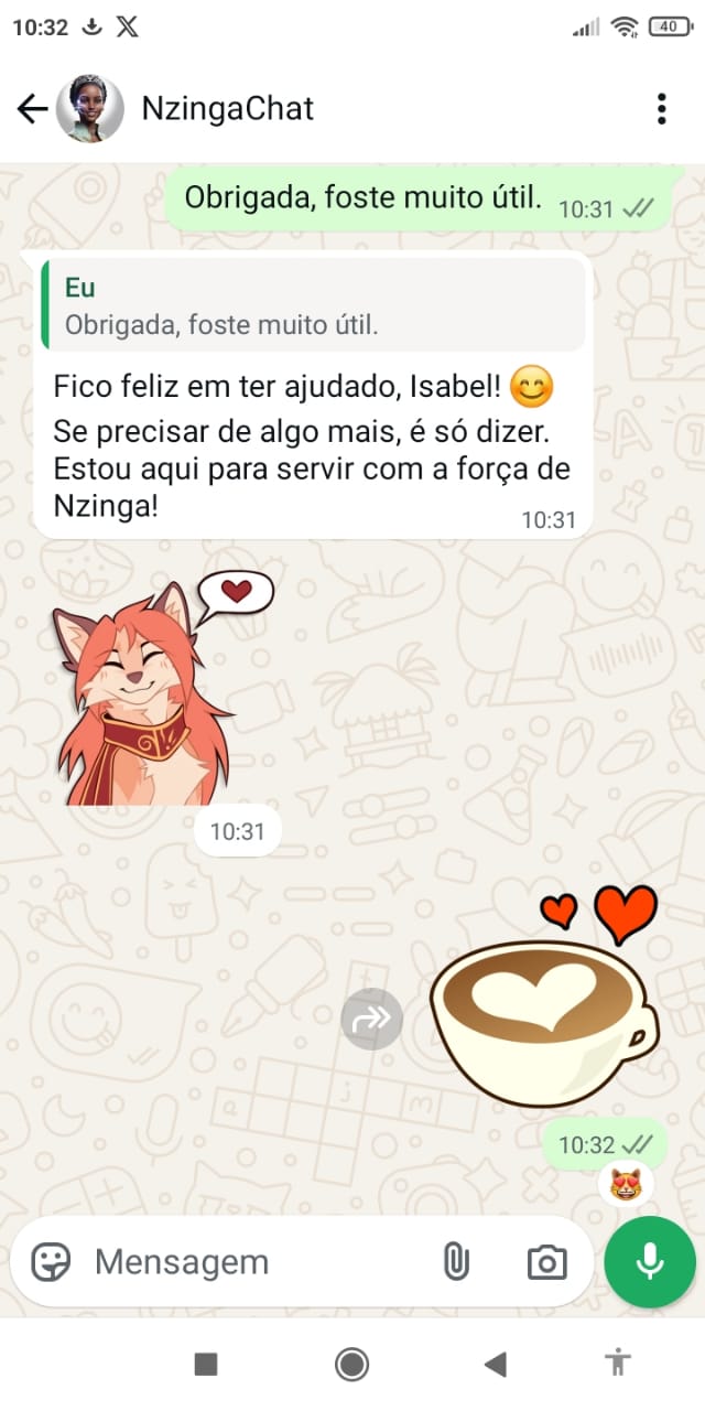 Screenshot da Nzinga