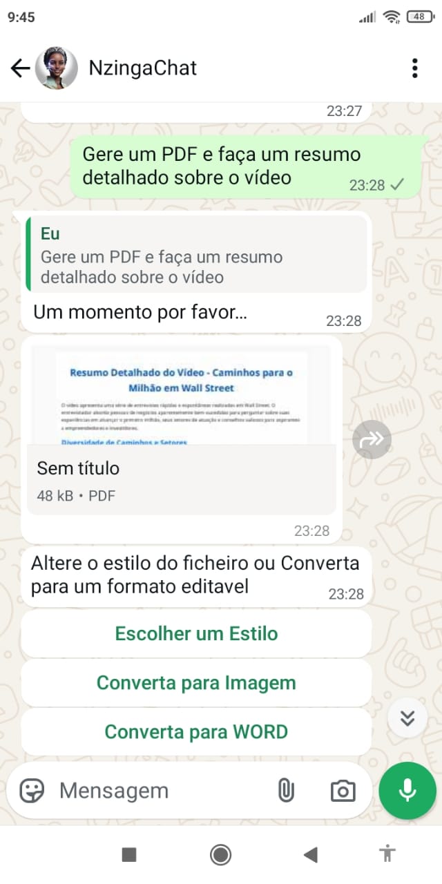 Screenshot da Nzinga